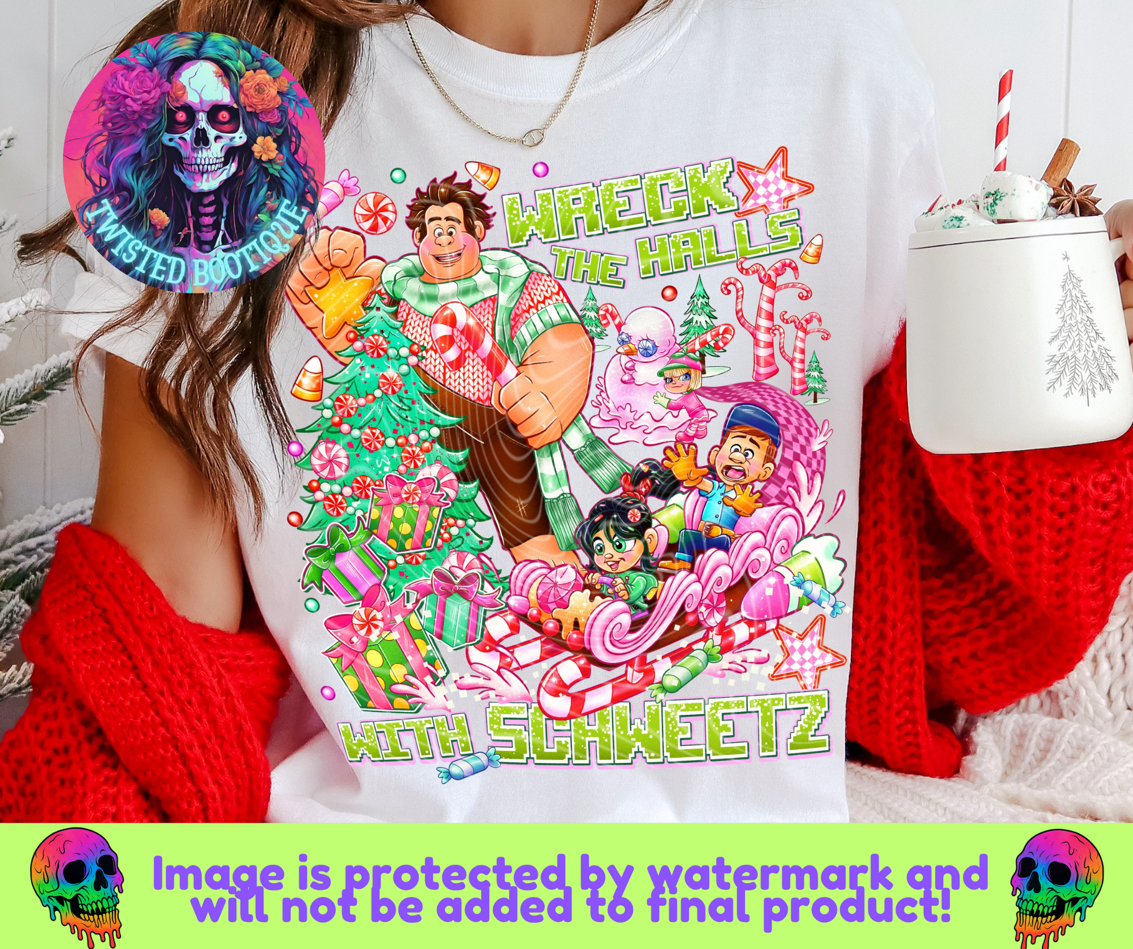 Wreck The Halls Toddler/Youth Tee