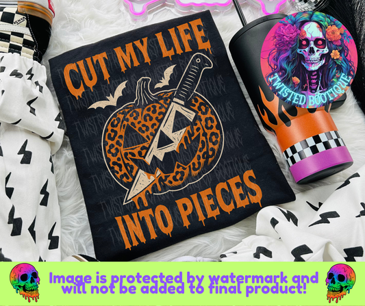Cut My Life Into Pieces BLACK APPAREL ONLY