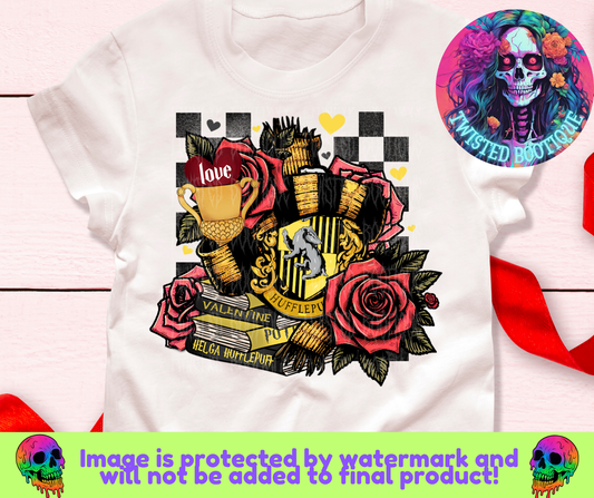 Hufflepuff Book Stack