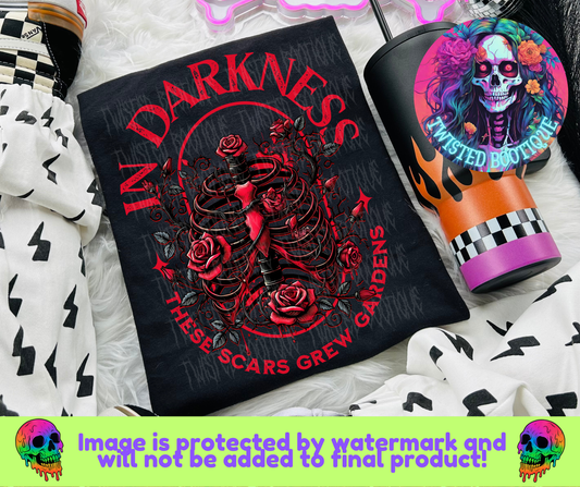 These Scars Grew Gardens BLACK APPAREL ONLY