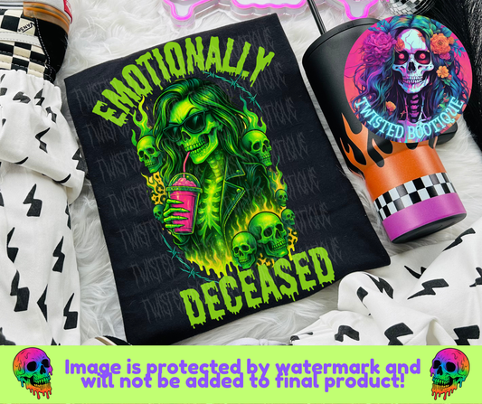 Emotionally Deceased BLACK APPAREL ONLY