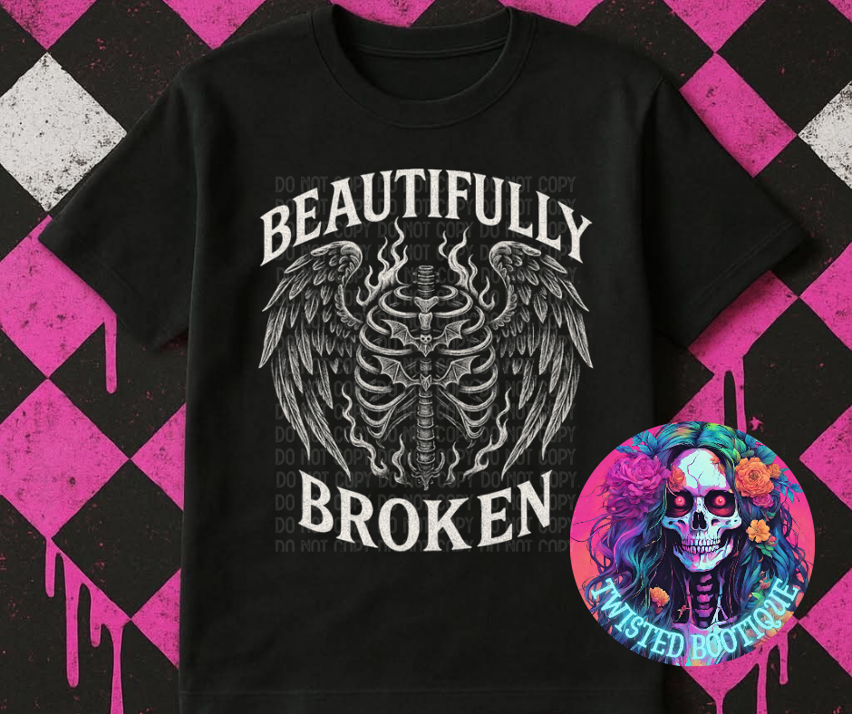 Beautifully Broken BLACK APPAREL ONLY