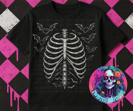 Spooky On The Inside BLACK APPAREL ONLY