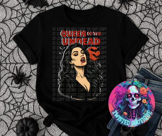 Queen Of The Undead BLACK APPAREL ONLY