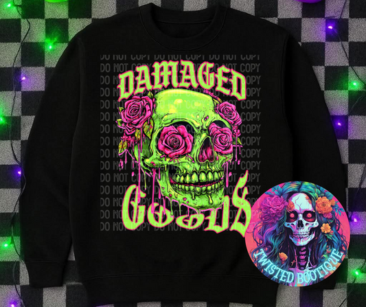 Damaged Goods BLACK APPAREL ONLY