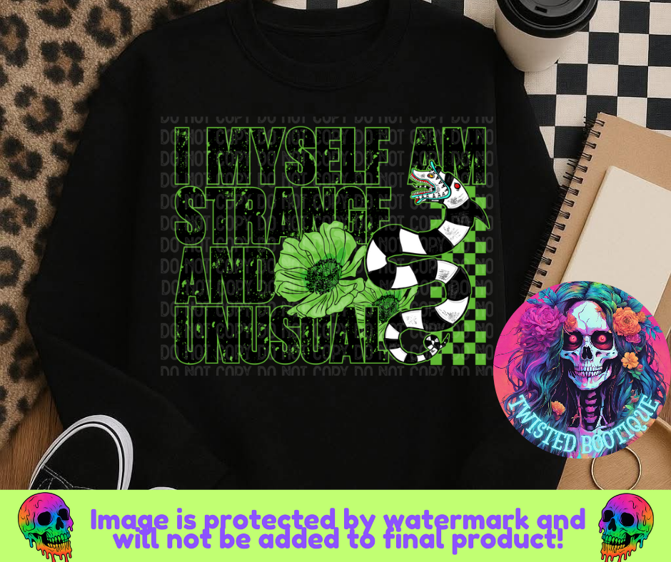 I Myself Am Strange & Unusual