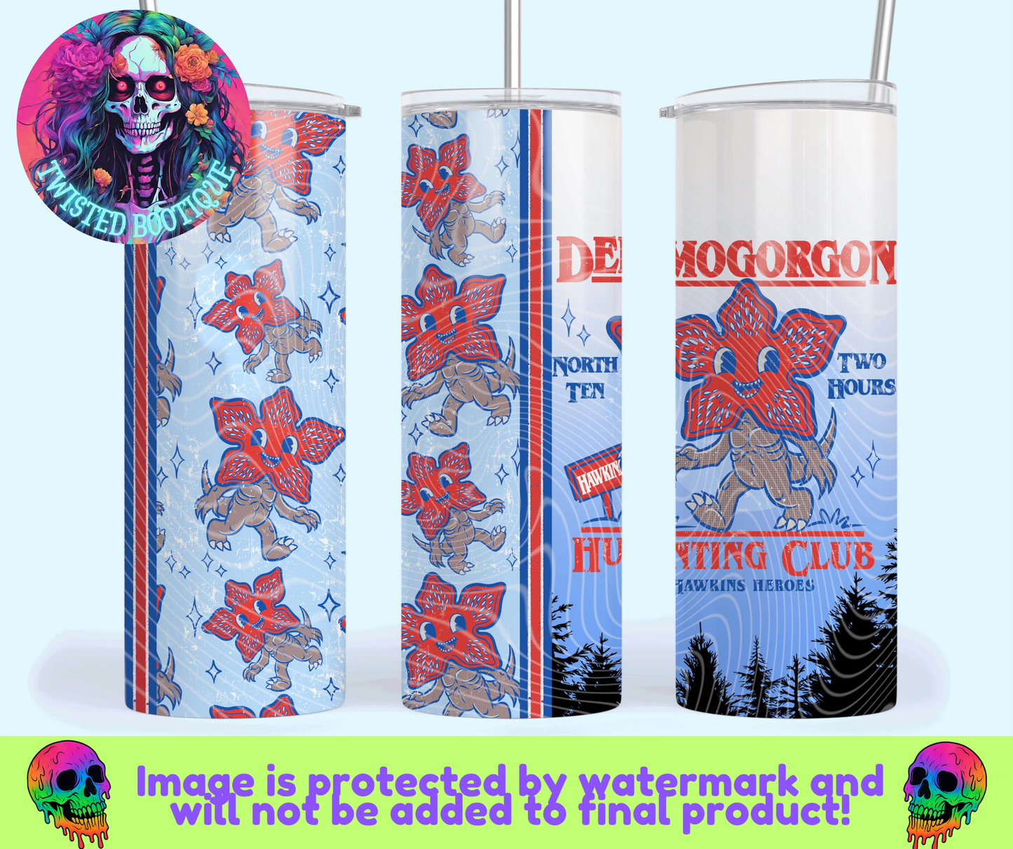 Demogorgon Hunting Club Tumbler