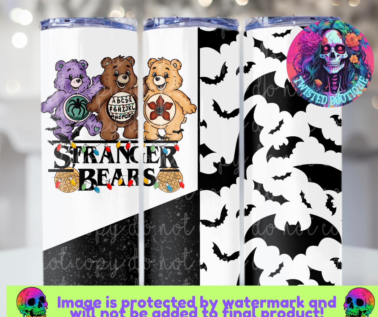 Stranger Bears Tumbler