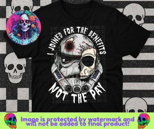 I Joined For The Benefits