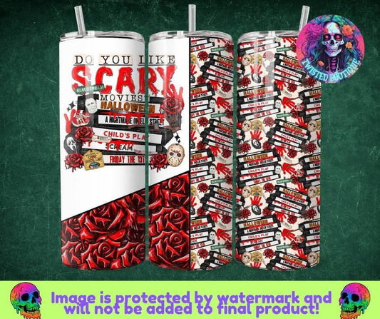 Scary Movies Tumbler