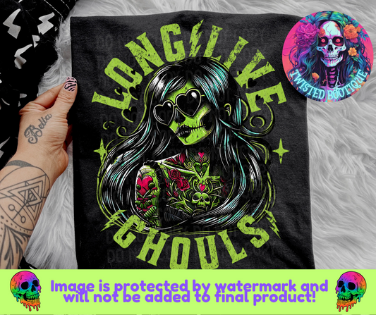 Long Live Ghouls BLACK APPAREL ONLY