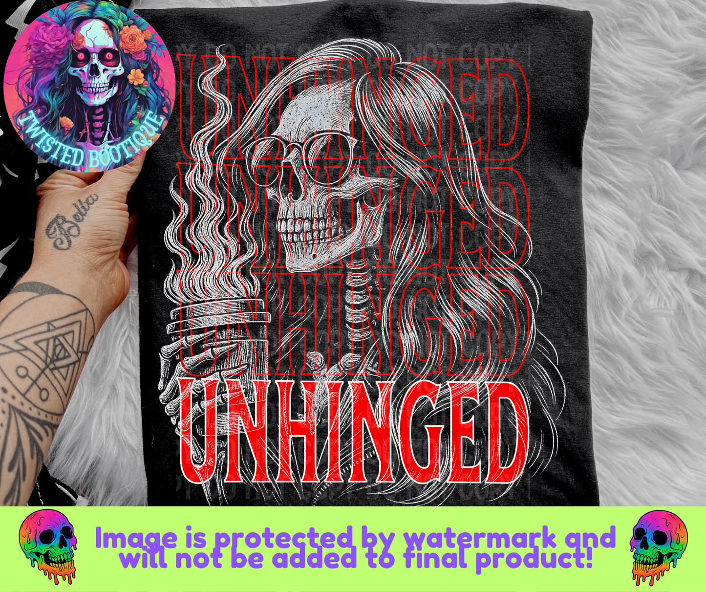 Unhinged BLACK APPAREL ONLY