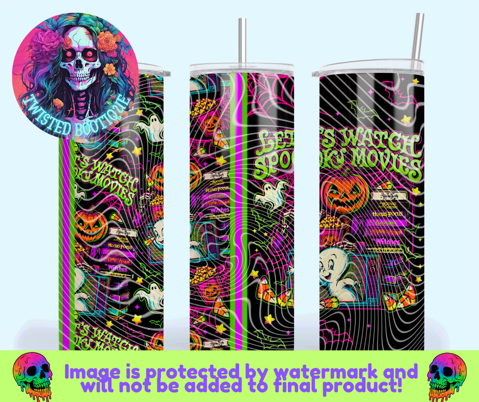 Spooky Movies Tumbler