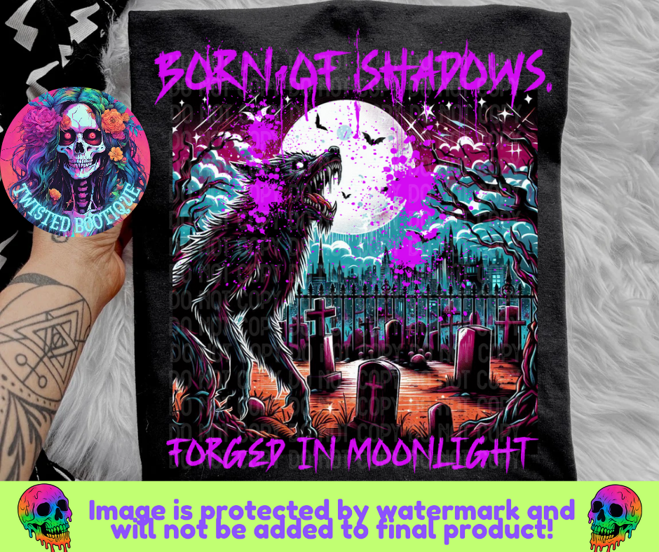 Born Of Shadows BLACK APPAREL ONLY