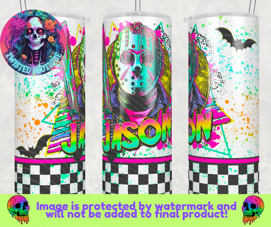 Neon Jason Tumbler