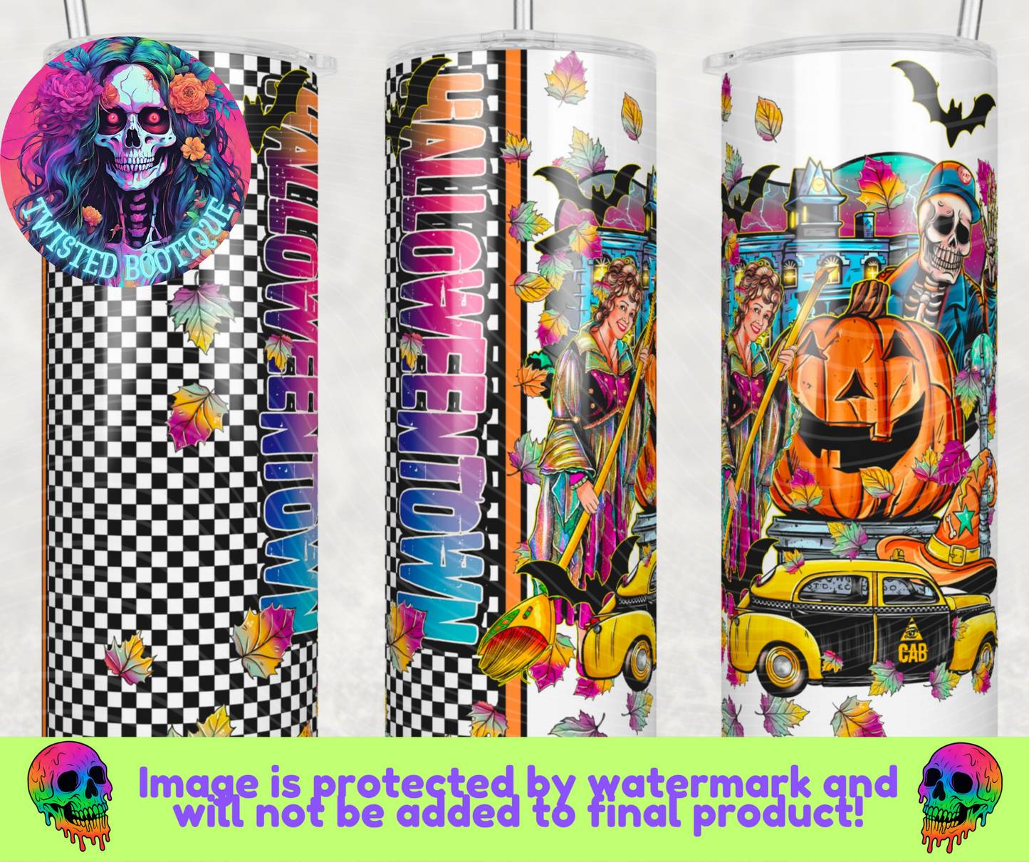 Halloween Town Tumbler