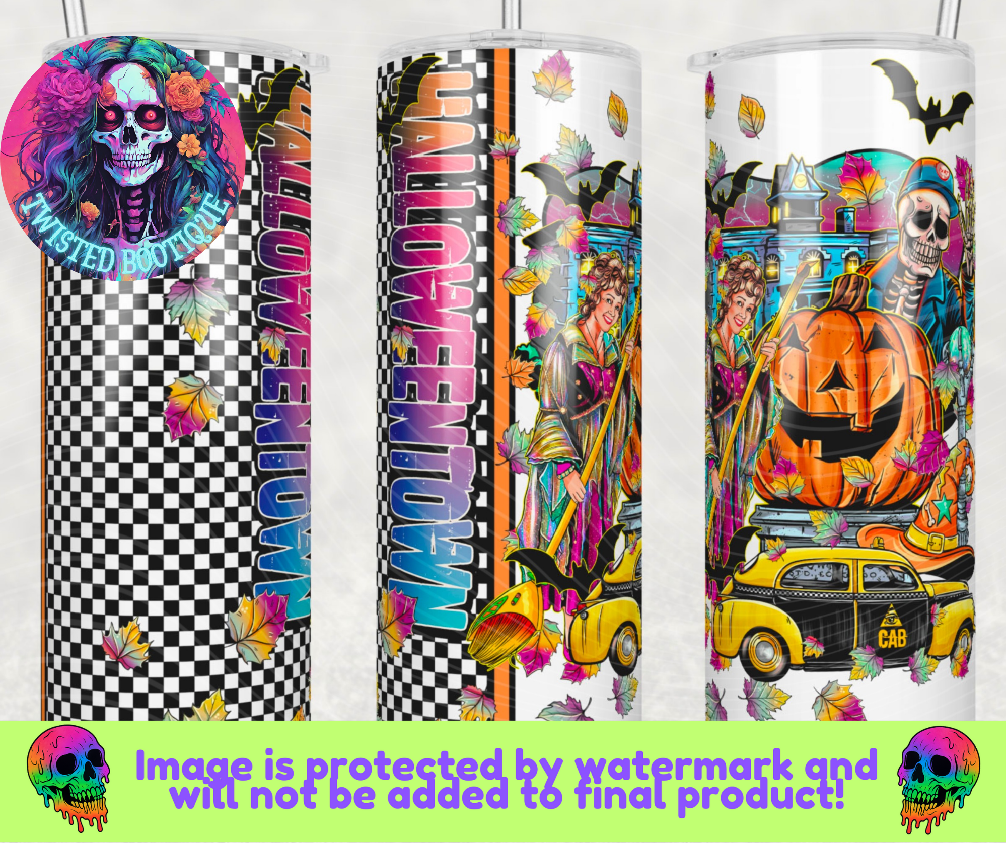 Halloween Town Tumbler