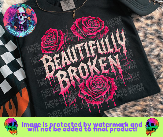 Beautifully Broken BLACK APPAREL ONLY