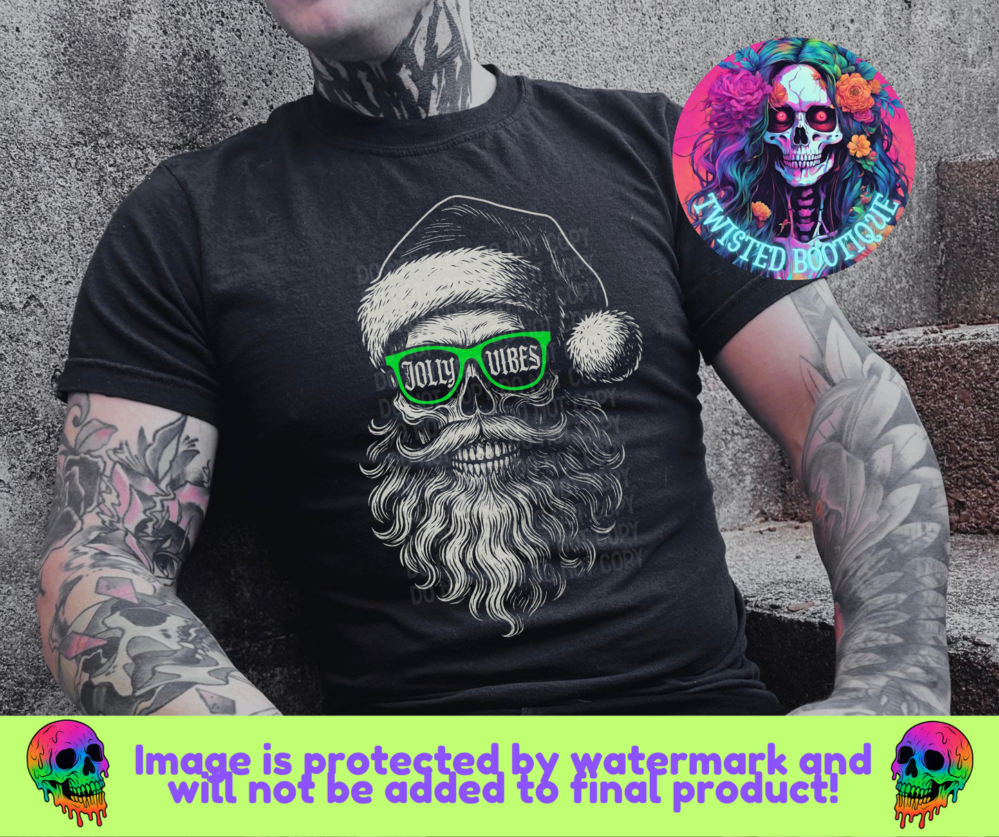 Jolly Vibes BLACK APPAREL ONLY