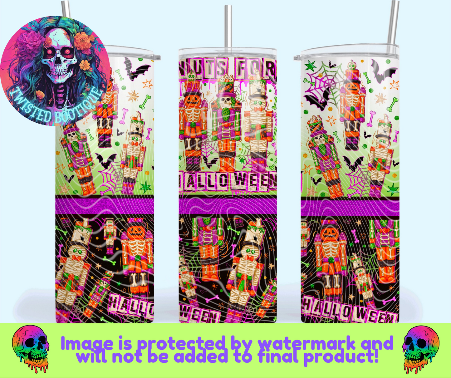 Nuts For Halloween Tumbler