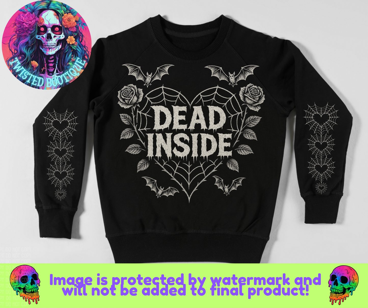 Dead Inside BLACK APPAREL ONLY